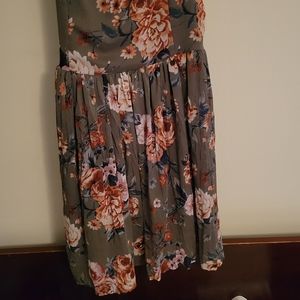 L floral xhilaration dress